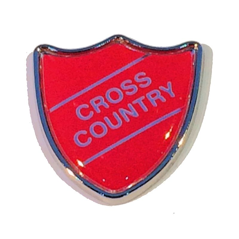 CROSS COUNTRY shield badge